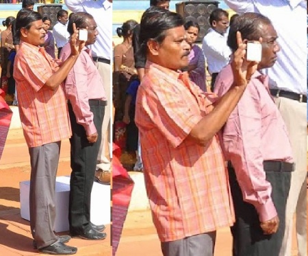 Raja Climax -right- and ashok Raj -left- together in a function